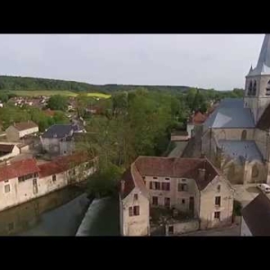 Les Riceys Drone - Eglise Ricey haut